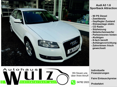 Audi A3 Gebrauchtwagen, Diesel, Weiß, Kärnten, ID 1154902