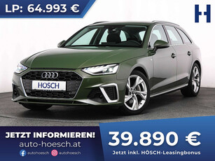 Audi A4 Avant 40 TFSI S-Line EXTRAS WIE NEU -39%