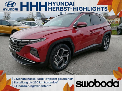 Hyundai Tucson Gebrauchtwagen, Elektro/Benzin (Hybrid), Rot, Oberösterreich, ID 1053727