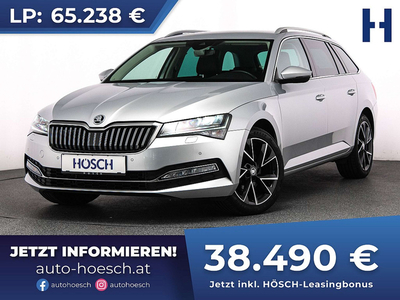 Skoda Superb Combi TDI 4x4 Style LEDER AHK STHZ -41%