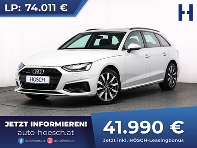 Audi A4 Avant 40 TDI 4WD Adv. LEDER MATRIX PANO -43%