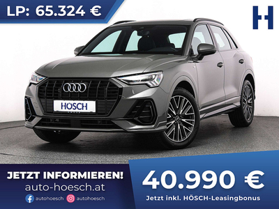 Audi Q3 35 TDI 2x S-Line Aut. BLACK 19er PANO -37%