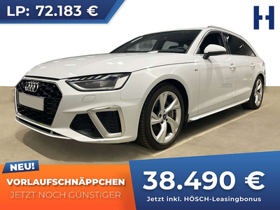 Audi A4 Avant 40 TFSI quattro 2xS-Line MATRIX AHK STHZ++