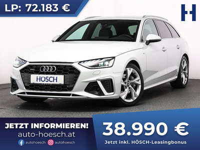 Audi A4 Avant 40 TFSI quattro 2xS-Line MATRIX AHK STHZ++