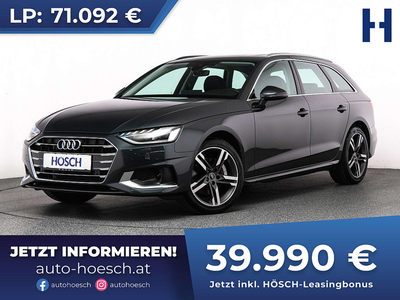 Audi A4 Avant 40 TDI Adv. LEDER PANO MATRIX -44%