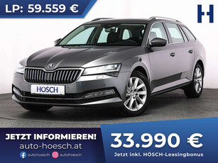 Skoda Superb Combi TDI Style Aut LEDER AHK MATRIX -43%