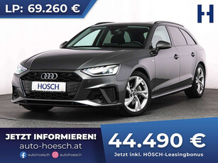 Audi A4 Avant 40 TDI S-Line BLACK PANO ACC -36%