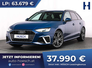 Audi A4 Avant 40 TFSI S-Line 19er LEDER ASSISTENZ -40%