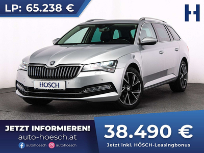 Skoda Superb Combi TDI 4x4 Style LEDER AHK STHZ -41%