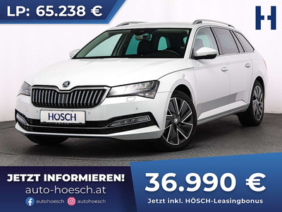 Skoda Superb Combi TDI 4x4 Style LEDER AHK STHZ -43%