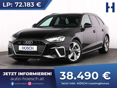 Audi A4 Avant 40 TFSI quattro 2xS-Line MATRIX AHK STHZ++