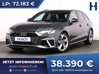 Audi A4 Avant 40 TFSI quattro 2xS-Line MATRIX AHK STHZ++