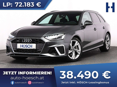 Audi A4 Avant 40 TFSI quattro 2xS-Line MATRIX AHK STHZ++