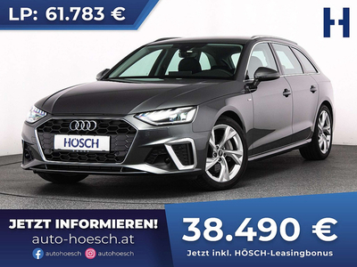 Audi A4 Avant 40 TFSI S-Line EXTRAS WIE NEU -37%