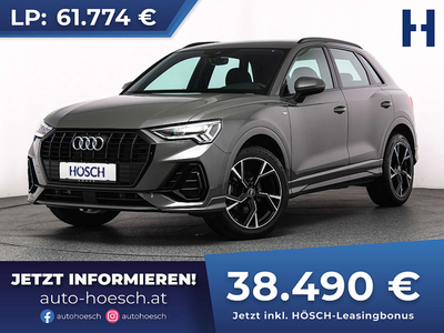 Audi Q3 35 TDI 2x S-Line Aut. MMI+ 19er BLACK -38%