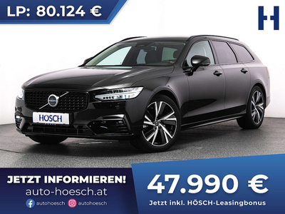 Volvo V90 B4 Plus Dark STHZ LEDER MEMORY 19er -40%