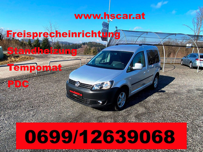 VW Caddy Kombi Family BMT 1,2 TSI-Standheizung-PDC