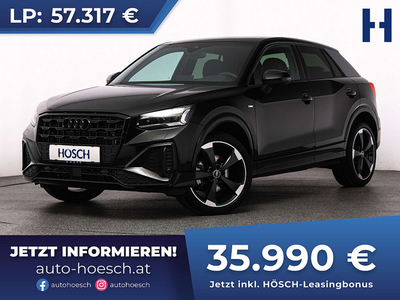 Audi Q2 35 TFSI S-Line PANO 19er BLACK MMI+ MATRIX -37%