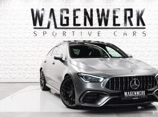 Mercedes-Benz CLA 45 AMG S 4MATIC SB 1.HAND SCHALENSITZE MAGNOLACK BURMESTER