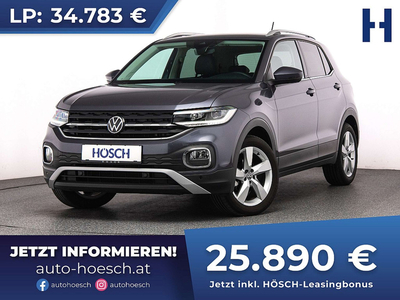 VW T-Cross Style TSI Aut. LED AHK ACC R-KAM WIE NEU