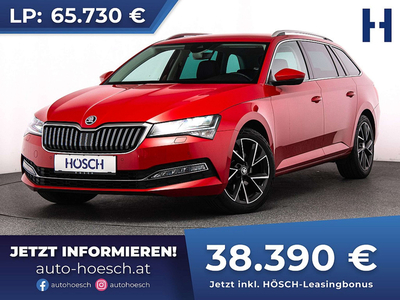 Skoda Superb Combi TDI 4x4 Style LEDER AHK STHZ -41%