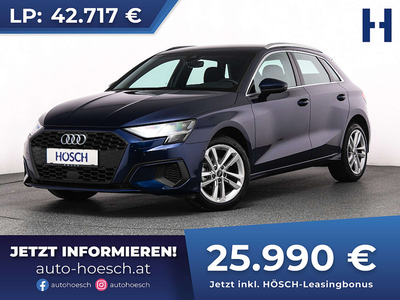 Audi A3 SB TDI Aut. LED VIRTUAL 17er R-KAMERA -39%