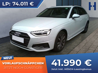 Audi A4 Avant 40 TDI 4WD Adv. LEDER MATRIX PANO -43%