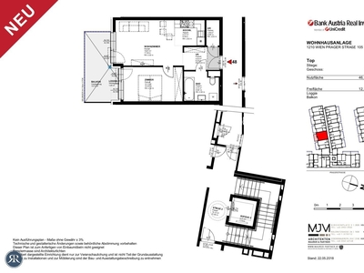 2-Zi mit Loggia & Balkon im 4. OG - TOP 248 (AB OKTOBER)