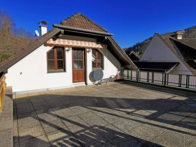 DB | IMMOBILIEN - gemütliche Mansarden Wohnung / Haus mit großer eigener Terrasse, Gartenmitbenützung und eigenem Parkplatz! Ferienwohnung möglich! Miete INKLUSIVE Heizkosten!