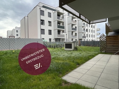 Erstbezug & Unbefristet | 3 Zimmerwohnung mit Eigengarten und Terrasse | GROSSES GLÜCK Top 2/2