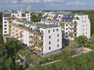 Hofseitige 3 Zimmerwohnung zum Erstbezug | GROSSES GLÜCK | Photovoltaik & Erdwärmepumpe