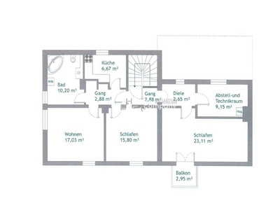 Maxglan Dachgeschoßwohnung renoviert mit großem Garten