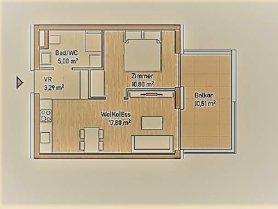 Exklusive Anlegerwohnung (36m²) mit Balkon in Graz, Eggenberg! Provisionsfrei!