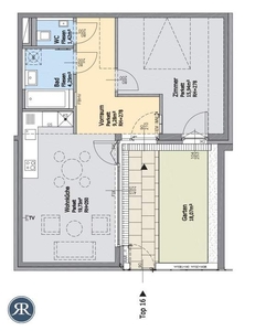 2-Zimmer Maisonette-Wohnung + Terrasse + Garten in Ruhelage + Video (AB MÄRZ)