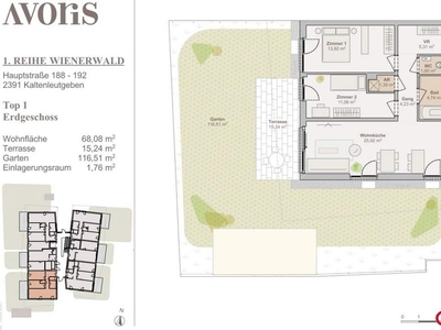 Bezugsfertiges GREEN LIVING mit Terrasse, Luft-Wärme-Pumpe - zu mieten in 2391 Kaltenleutgeben