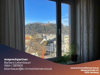 Lichtdurchflutete Wohnung mit herrlichem Ausblick auf den Grazer-Schloßberg!!! 5. Stock mit Lift