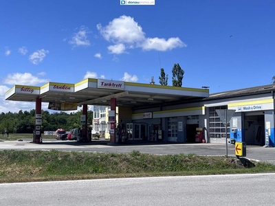 Tankstelle mit Shop, Waschstraße, Gastro, Werkstatt, Gaslager, Wohneinheit und idyllischem Garten auf 5745 m² Grundfläche im Mittelburgenland