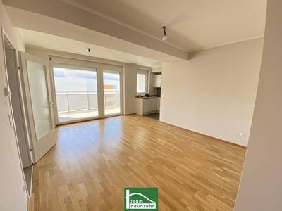 Exklusive 3-Zimmer-Wohnung mit sonniger Süd-Loggia, Einbauküche und luxuriösem Bad im Mautner-Markhof! GEMEINSCHAFTLICHE DACHTERRASSE. - WOHNTRAUM