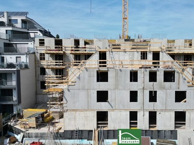 Vorsorgewohnung (Nettopreis) im DG mit Fernblick - riesige Terrasse, Erdwärmeheizung, Klimavorbereitung - Donauzentrum. - WOHNTRAUM