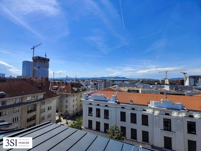 Penthouse mit Dachterrasse und wunderschönem Weitblick in revitalisierter Altbauliegenschaft nahe Kagraner Platz und Alter Donau