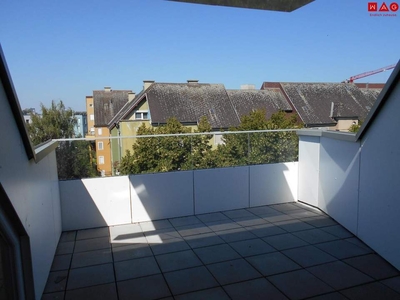 Über den Dächern von Bindermichl/Oed im obersten 5. OG! Traumhafte süd/west ausgerichtete Loftwohnung mit 11m² Terrasse!