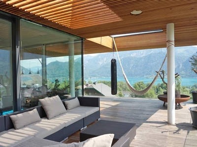 Auf der Sonnenseite! Naturschöne Designer-Villa mit Atterseeblick