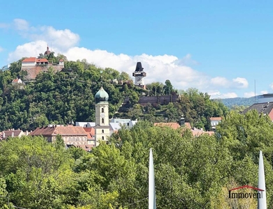 UNBEFRISTET: schöne Wohnung mit Blick auf die Mur und den Schloßberg!