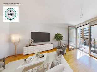 | AKTION 2 MONATE MIETFREI | MIT SÜDBALKON | FOKUS WEST | 2-ZIMMER-WOHNUNG