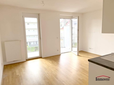 AKTION: 2 MONATE MIETFREI - 2 Zimmer-Neubauwohnung mit großem Balkon nahe der FH Joanneum!