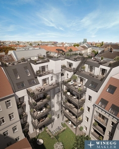 Großzügiger Zwei-Zimmer-Altbau-Erstbezug mit West-Terrasse und Garten