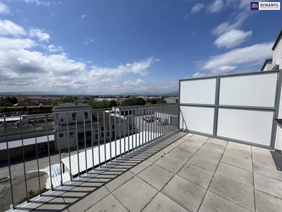 SOFORT BEZIEHBAR! 2-Zimmer Dachgeschoßwohnung mit Terrasse und bezaubernden Bergblick! inkl. Küche, Parkettboden, Kellerabteil, uvm. - *Garagenanmietu