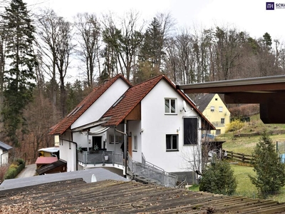 Heimkommen in Hart bei Graz: Vielseitiges Ein- oder Zweifamilienhaus mit tollem Garten, Terrasse, Carport, Garage und tollem Ausblick wartet auf Sie! Sensationell! Finanzierung ohne Eigenkapital möglich!