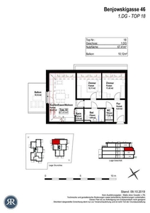 3-Zi mit Balkon im 1.DG + Video - Top 218