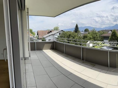 Im Zentrum von Lustenau, barrierefreie, hochwertige Terrassenwohnung mit Tiefgarage, 3 Zimmer + zusätzlicher Abstellraum in der Wohnung, Lift, großes Kellerabteil, toller Fernblick auf die umliegenden Berge!